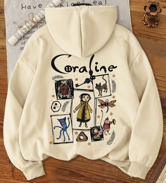 Coraline Hoodie 🐈⬛
